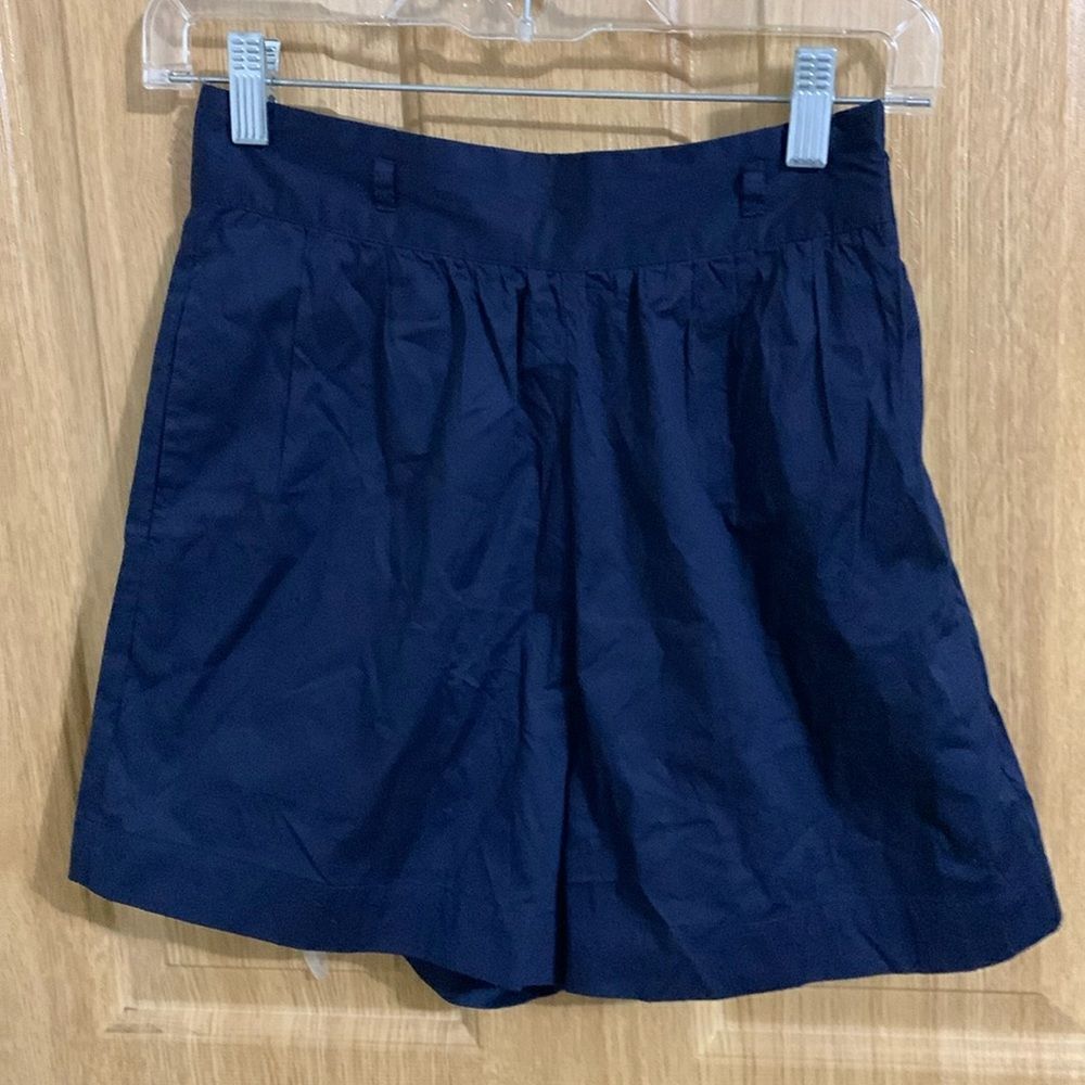 Jason Wu High Rise Shorts XS | Navy Blue Pull On Designer NWOT